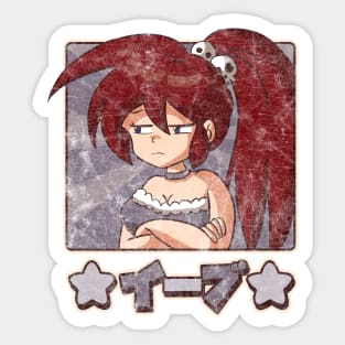 Eve Distressed Sticker